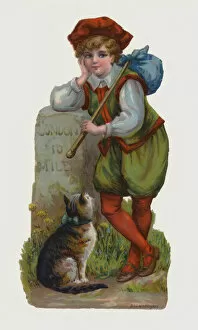 Related Images Collection: Dick Whittington and his cat (chromolitho)