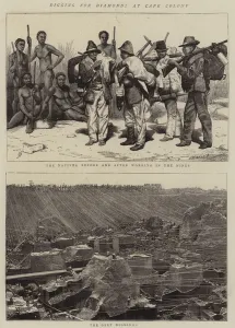 Digging for Diamonds at Cape Colony (engraving) Digging for Diamonds at Cape Colony (engraving)