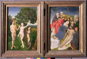 Diptych of The Fall of Man and The Redemption (Lamentation of Christ), after 1479 Diptych of The Fall of Man and The Redemption (Lamentation of Christ), after 1479