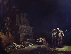The Discovery of the Bodies of Pyramus and Thisbe, c.1630-35 (oil on copper) The Discovery of the Bodies of Pyramus and Thisbe, c.1630-35 (oil on copper)