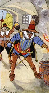 Discovery of the Gunpowder Plot and capture of Guy Fawkes, 1936 (oil on canvas) Discovery of the Gunpowder Plot and capture of Guy Fawkes, 1936 (oil on canvas)