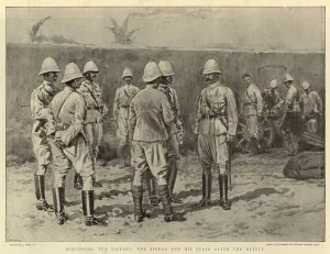 Discussing the Victory, the Sirdar and his Staff after the Battle (litho) Discussing the Victory, the Sirdar and his Staff after the Battle (litho)