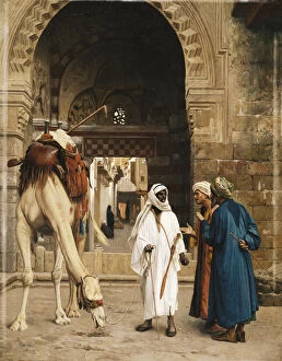 Images Dated 20th November 2012: A Dispute Among Arabs; Dispute d Arabes, 1872 (oil on panel)