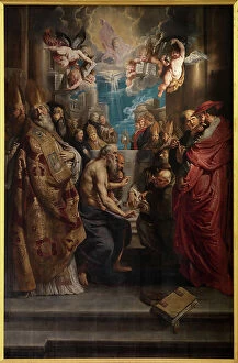 Peter Rubens Gallery: The Dispute of the Holy Sacrament, c.1609 (oil on panel)
