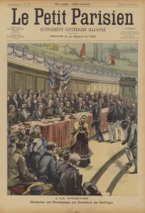 Distribution of rewards to rescuers of shipwrecked sailors at the Sorbonne Distribution of rewards to rescuers of shipwrecked sailors at the Sorbonne