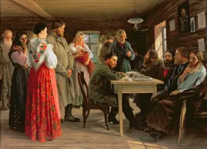 A District Court, 1888 (oil on canvas) A District Court, 1888 (oil on canvas)