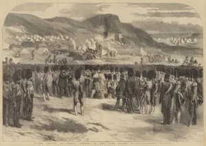 Guards Division Gallery: Divine Service on Sunday Morning in the Camp before Balaclava, Guards Division (engraving)