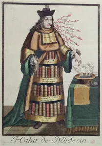 The Doctor, an allegorical costume design, after an image engraved by one of The Doctor, an allegorical costume design, after an image engraved by one of