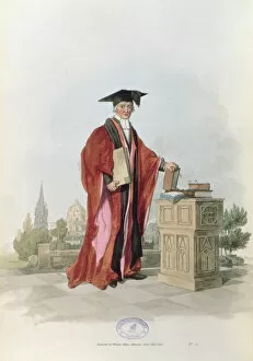 Images Dated 2nd August 2007: Doctor of Civil Law at Oxford University from Costume of Great Britain