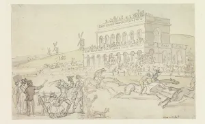 Doctor Syntax loses his money on the Race Ground at York (pen & ink with w/c on paper) Doctor Syntax loses his money on the Race Ground at York (pen & ink with w/c on paper)