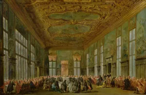 Doge Alvise Mocenigo IV (1701-78) Giving a Banquet for the Ambassadors, 1776-78 Doge Alvise Mocenigo IV (1701-78) Giving a Banquet for the Ambassadors, 1776-78