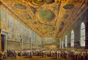 The Doge of Venice Thanking the Council, after 1775 (oil on canvas) The Doge of Venice Thanking the Council, after 1775 (oil on canvas)