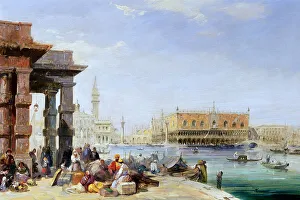 The Doge's Palace from Santa Maria della Salute, 19th century The Doge's Palace from Santa Maria della Salute, 19th century
