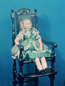 Doll, probably made by Charles Marsh, 1865 (wax) Doll, probably made by Charles Marsh, 1865 (wax)
