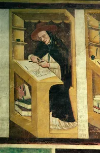 Dominican Monk at his Desk, from the Cycle of Forty Illustrious Members of Dominican Monk at his Desk, from the Cycle of Forty Illustrious Members of