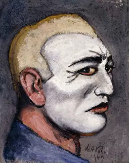 Dominique-Clown, 1947 (oil on canvasboard)