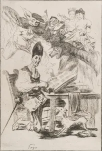 Don Quichotte, 1860 (etching) Don Quichotte, 1860 (etching)