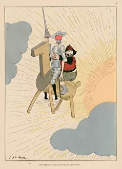 Don Quixote Gallery: Don Quixote was also a pioneer (colour litho)