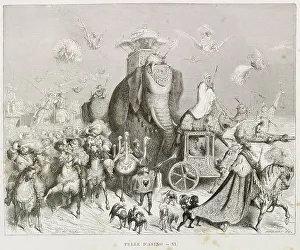 Donkey skin, illustration for Complete Fairy Tales by Charles Perrault (1628-1703) Donkey skin, illustration for Complete Fairy Tales by Charles Perrault (1628-1703)