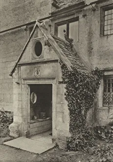 Doorway, Porch at Cap Mill, Painswick, Gloucestershire (b/w photo) Doorway, Porch at Cap Mill, Painswick, Gloucestershire (b/w photo)