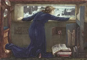 Dorigen of Bretaigne longing for the Safe Return of her Husband, 1871 (w/c) Dorigen of Bretaigne longing for the Safe Return of her Husband, 1871 (w/c)