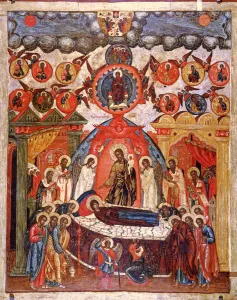 The Dormition, 18th century (tempera on panel) The Dormition, 18th century (tempera on panel)