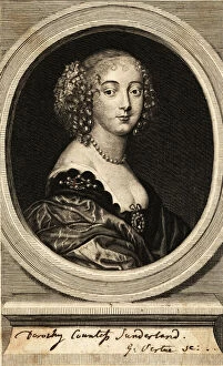 Anthony van (after) Dyck Collection: Dorothy Spencer, Countess of Sunderland. 1769 (engraving)