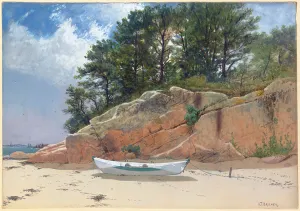 Dory on Dana's Beach, Manchester-by-the-Sea, Massachusetts Dory on Dana's Beach, Manchester-by-the-Sea, Massachusetts