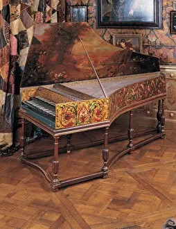 Historic Town of Grand-Bassam Gallery: Double manual harpsichord (wopod & ivory)