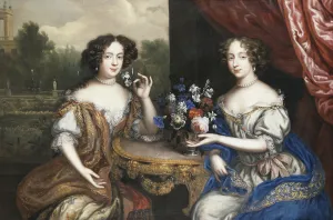 A Double Portrait of Lady Maria Somalia and Lady Anne Barrington A Double Portrait of Lady Maria Somalia and Lady Anne Barrington