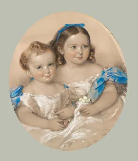 Double Portrait of Mary Sime Greig and David Middleton Greig, 1865 (pastel) Double Portrait of Mary Sime Greig and David Middleton Greig, 1865 (pastel)