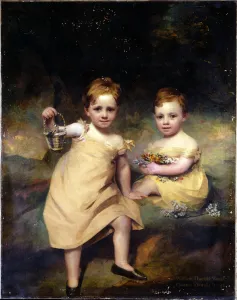 Double portrait of William Thorold Wood and Charles Thorold Wood (oil on canvas) Double portrait of William Thorold Wood and Charles Thorold Wood (oil on canvas)