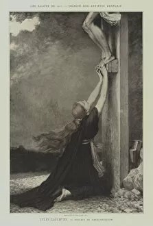 Crucifixion Collection: Douleur de Marie-Madeleine (Grief of Mary Magdalene) (litho)
