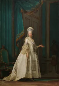 The Dowager Queen Juliane Marie of Denmark, 1776 (oil on canvas) The Dowager Queen Juliane Marie of Denmark, 1776 (oil on canvas)