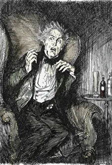 Science Fiction Gallery: Dr jekyll in terror during his conversation with Utterson and Enfield