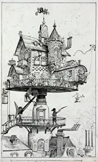 アルベール・ロビダ作品集　Albert Robida⠀アンティーク アルベール・ロビダ作品集 Albert Robida⠀アンティーク