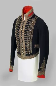 Full Dress Jacket worn by Lt William Polhill, 16th (or Queen's) Light Dragoons Full Dress Jacket worn by Lt William Polhill, 16th (or Queen's) Light Dragoons