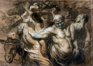 The Drunken Silenus (charcoal & bodycolour on paper) The Drunken Silenus (charcoal & bodycolour on paper)
