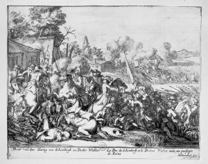 Duc de Schomberg and Doctor Walker are killed at the Battle of the Boyne, 1690 (etching) Duc de Schomberg and Doctor Walker are killed at the Battle of the Boyne, 1690 (etching)