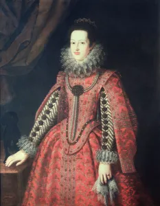Duchess Eleonora of Mantua (1598-1633) 2nd wife of Ferdinand II (oil on canvas) Duchess Eleonora of Mantua (1598-1633) 2nd wife of Ferdinand II (oil on canvas)