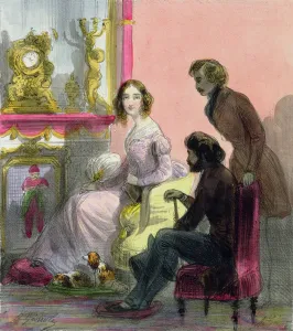The Duchess, plate 13 from Les Femmes de Paris, 1841-42 (colour litho) The Duchess, plate 13 from Les Femmes de Paris, 1841-42 (colour litho)