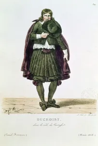 Ducroisy in the title role of Tartuffe in 1668, from Costumes de Theatre de Ducroisy in the title role of Tartuffe in 1668, from Costumes de Theatre de