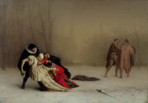 The Duel after the Masquerade, 1857-59 (oil on canvas) (see also 64531) The Duel after the Masquerade, 1857-59 (oil on canvas) (see also 64531)