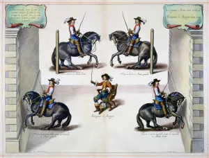 The Duke giving a lesson to Captain Mazin, from The Method The Duke giving a lesson to Captain Mazin, from The Method