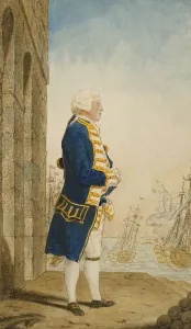 The Duke of York on a Quay in a Flag Officer's Uniform, 1768 (black lead, red chalk The Duke of York on a Quay in a Flag Officer's Uniform, 1768 (black lead, red chalk
