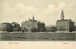 Dulwich College, London (b/w photo)