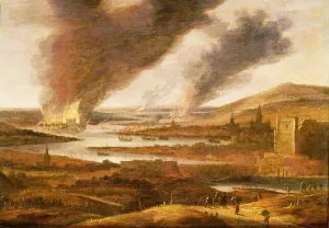 The Dutch in the Medway 1667 (oil on panel) The Dutch in the Medway 1667 (oil on panel)