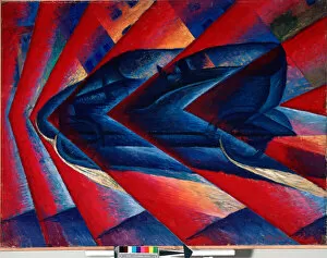 Futurism Gallery: Dynamism of a Car, 1911 (oil on canvas)