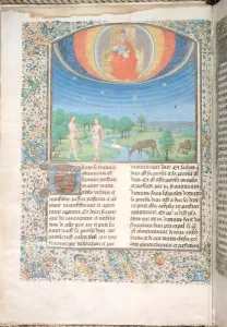 Earthly Paradise, from a Book on the Seven Ages of the World (vellum) Earthly Paradise, from a Book on the Seven Ages of the World (vellum)