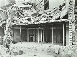 East Hill Estate: bomb damage, London, 1941 (b/w photo) East Hill Estate: bomb damage, London, 1941 (b/w photo)